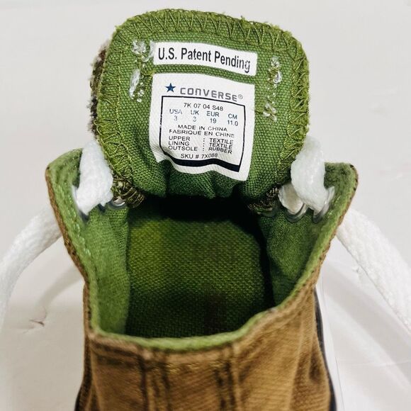 Converse Camo All Star Sneakers   Toddler Size 3 - Picture 3 of 4